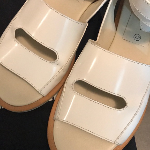 8.5/10 Jil Sander Navy Sandals with buckle - Picture 2 of 7